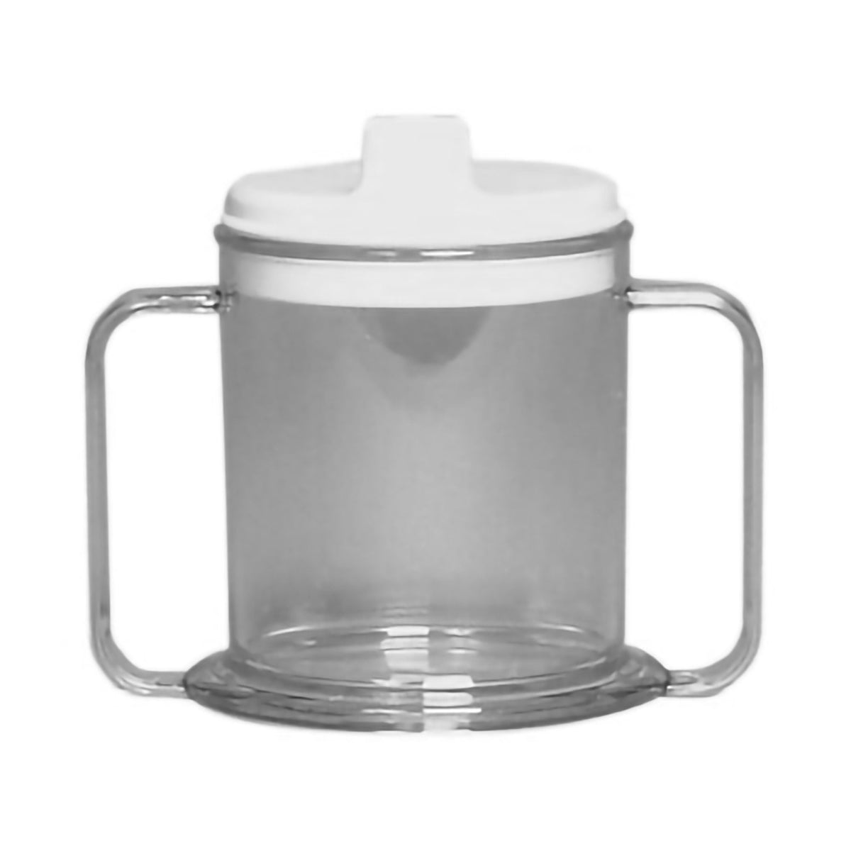MUG, TRANSPARENT 8OZ W/2 HNDL