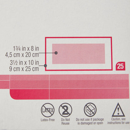 DRESSING, SOFT CLOTH MEDIPORE +PAD 3X1/2X10" (25/BX 4BX/CS)
