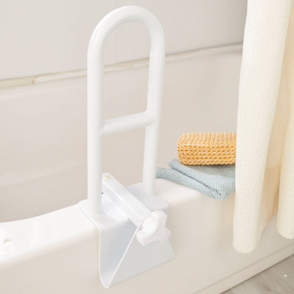 BAR, GRAB BAR CLAMP PDR COATEDWHT 14.5" (6/CS)