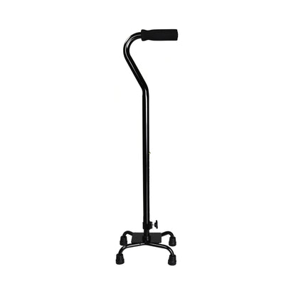 CANE, QUAD/SM BASE STEEL BLK (4/CS)