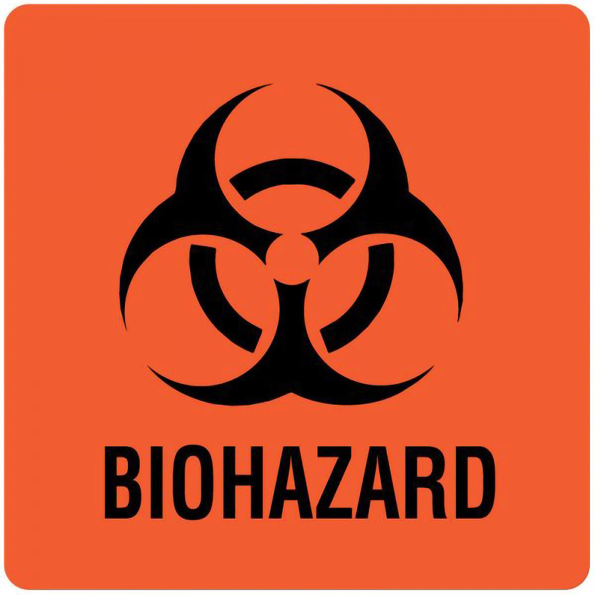 LABEL, BIOHAZARD 3X3 (50/PK)