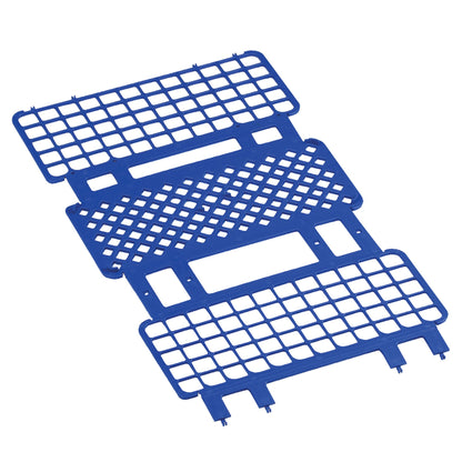 RACK, TUBE FOLD & SNAP 60PLACEBLU 16MM