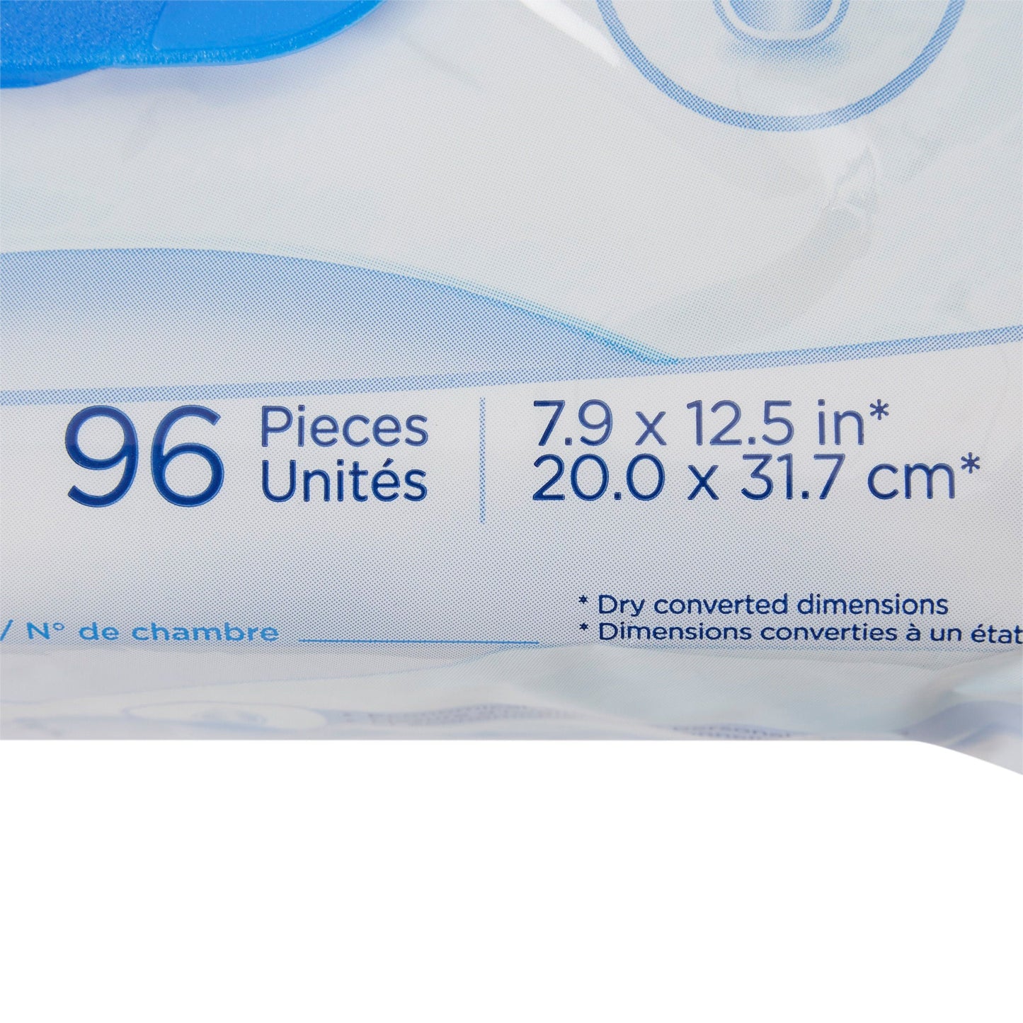 WASHCLOTH, WET CLASSIC TENA DISP (96/BG 6BG/CS)
