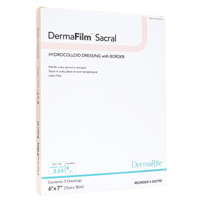 DRESSING, DERMAFILM SACRAL 6"X7" (5/BX)