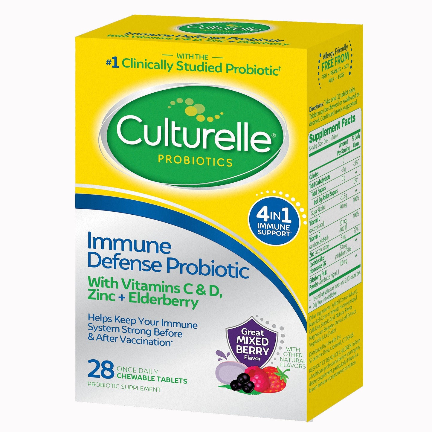 SUPPLEMENT, TAB CHEW CULTURELLE ADLT IMMUNE (28/BX 24BX/CS)