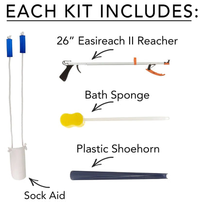 HIP KIT I &II, ECONO W/REACHER/SHOEHORN/SOCK AIPONG