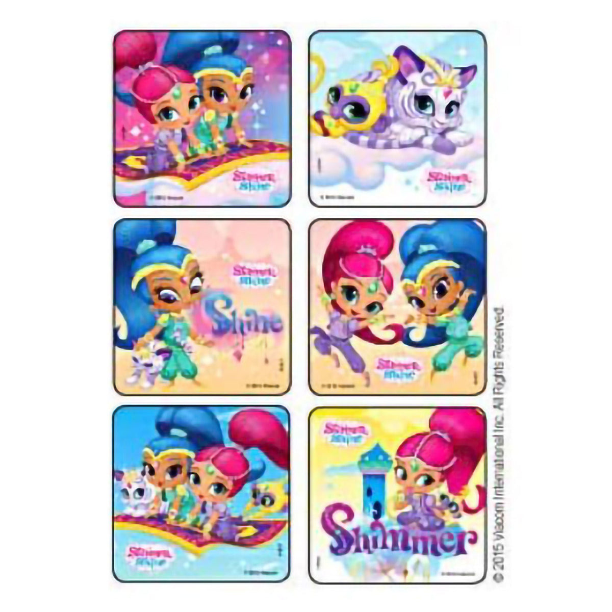 STICKER, SHIMMER AND SHINE (75/PK)