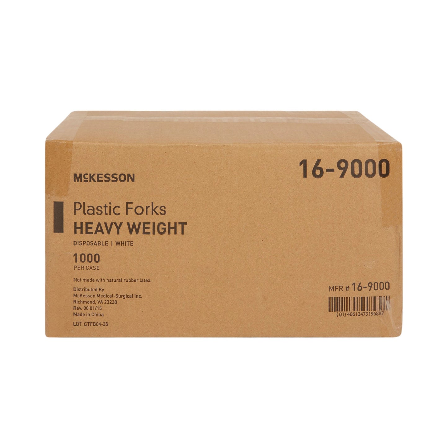 FORK, PLASTIC HVY WGHT WHT (1000/CS)