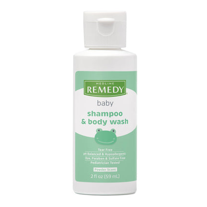 SHAMPOO/BODYWASH, REMEDY SCENTED 2OZ (144/CS)