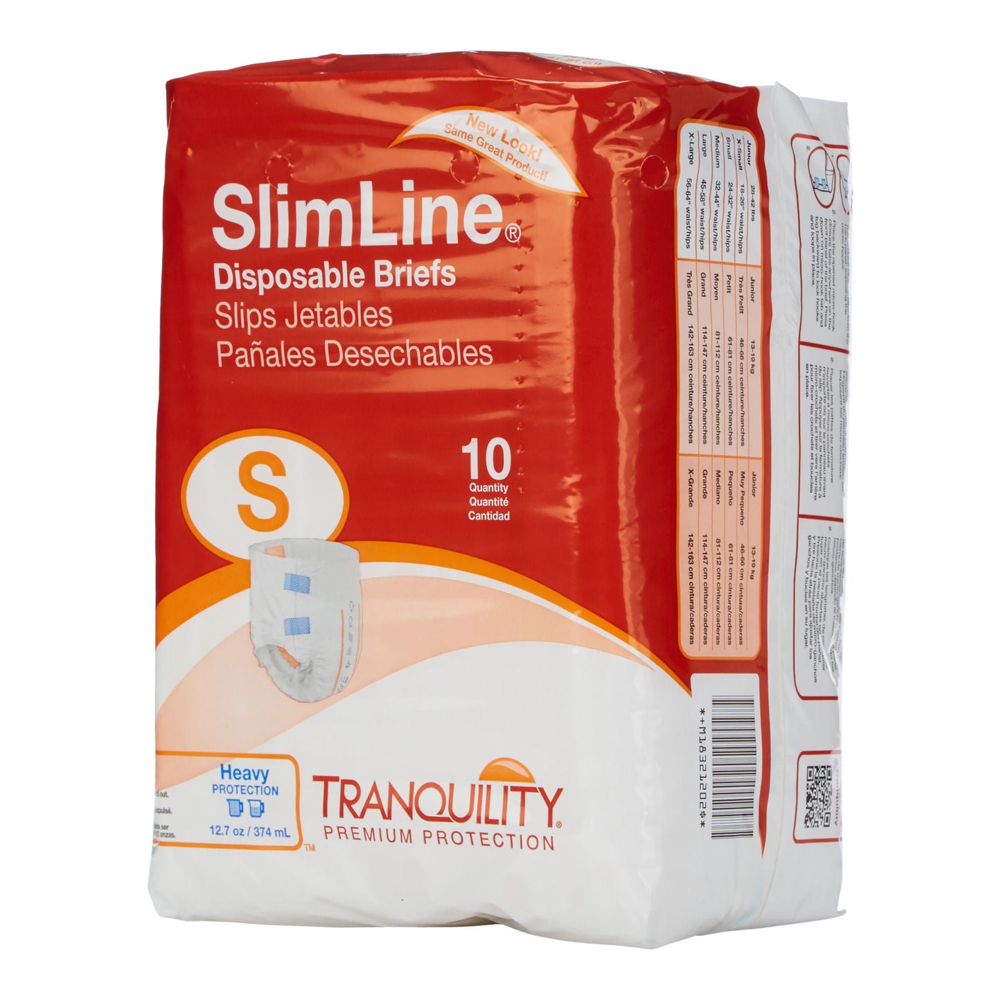 BRIEF, DISP ADLT SM (10/PK,10PK/CS)