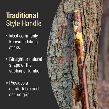 STICK, WALKING WOOD BRAZOS FREE FORM HAWTHORN 48"