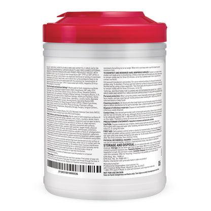 WIPE, SANICLOTH PLUS GERMICIDELG (160/BX 12BX/CS)