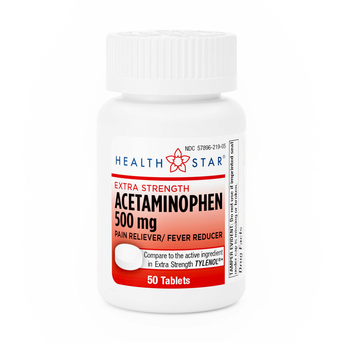 ACETAMINOPHEN, TAB 500MG (50/BT 12BT/CS)