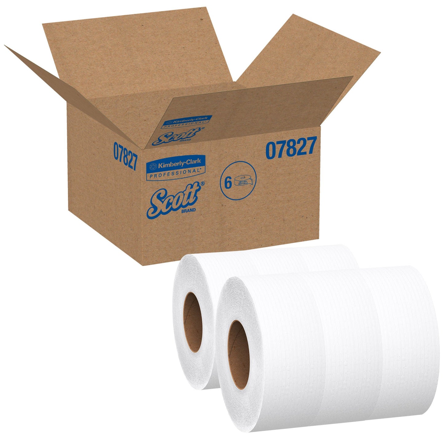TISSUE, TOILET SCOTT JUMBO 2PLY (2000/RL 6RL/CS) KIMCON