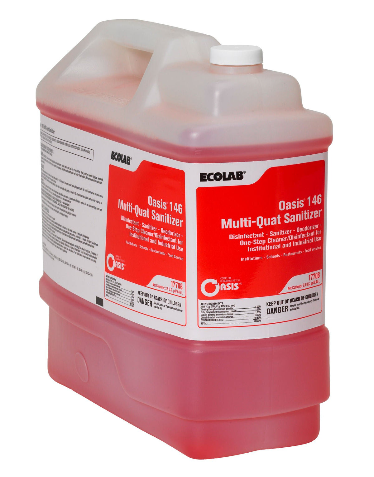 SANITIZER, MULTI-QUAT OASIS 146 2.5GL ECOLAB