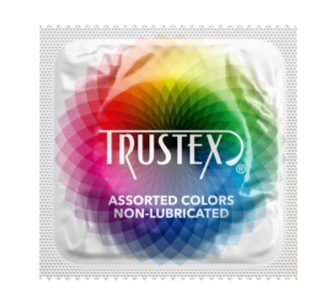 CONDOM, TRUSTEX NON-LUBRICATEDASSORTED COLORS (1000/CS)