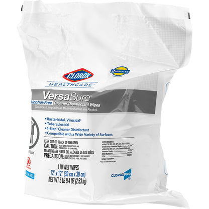 WIPE, DISINFECTANT VERSASURE ALCHL FREE REFILL (110/PK 2PK/C