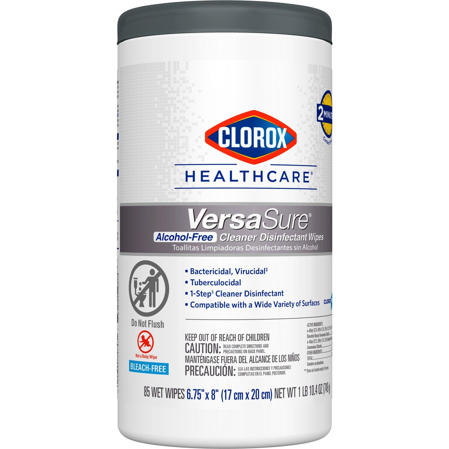WIPE, DISINFECTANT VERSASURE ALCOHOL FREE (85/CT 6CT/CS)