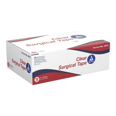 TAPE, SURG TRANSPARENT 1"X10' (12/BX 12BX/CS)