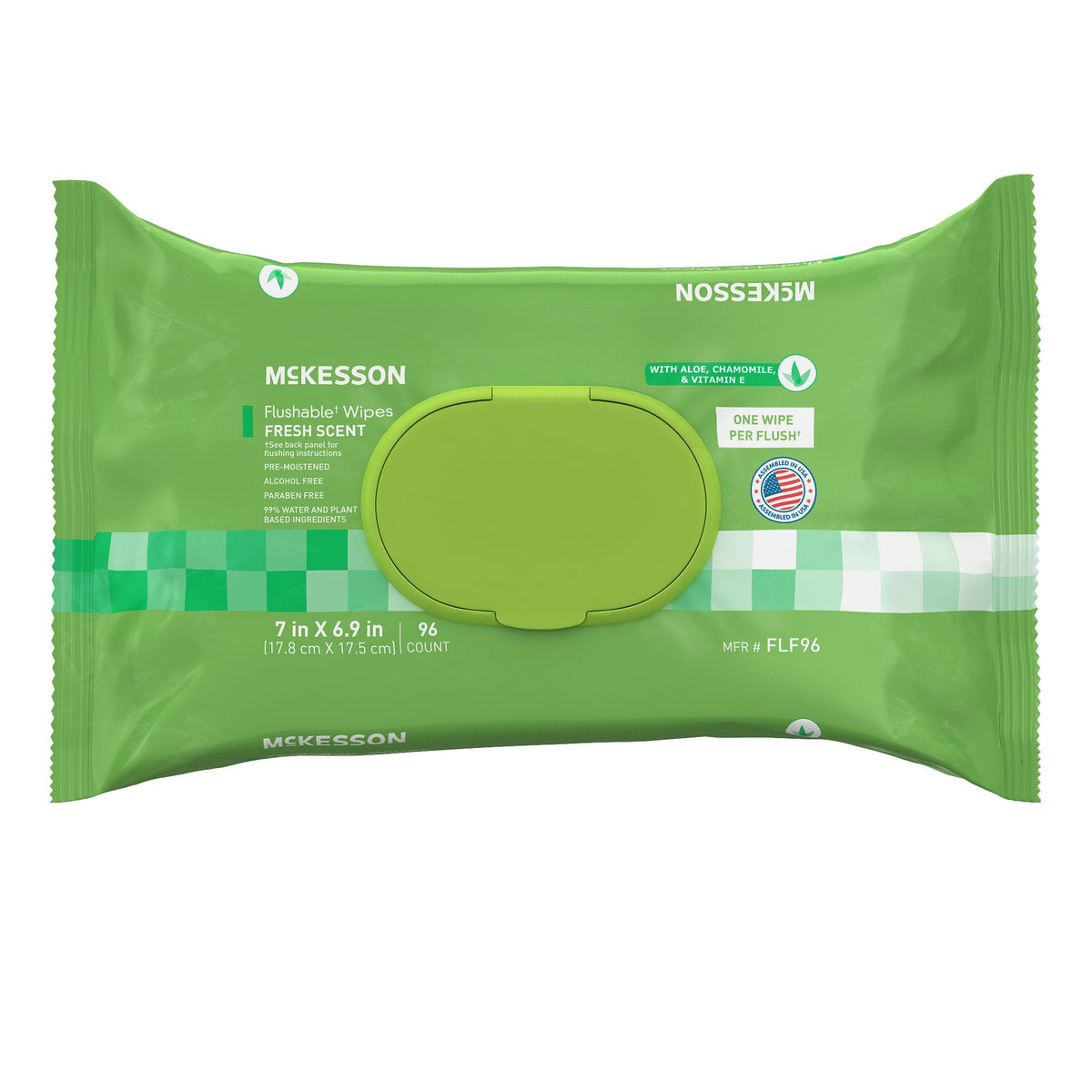 WIPE, WET FLUSHABLE SCENTED SFT PK W/LID (96/PK 6PK/CS)