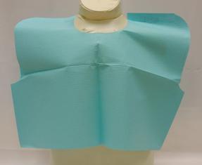 CAPE, EXAM FRNT/BCK OPNING TEAL 30X21(100/CS)