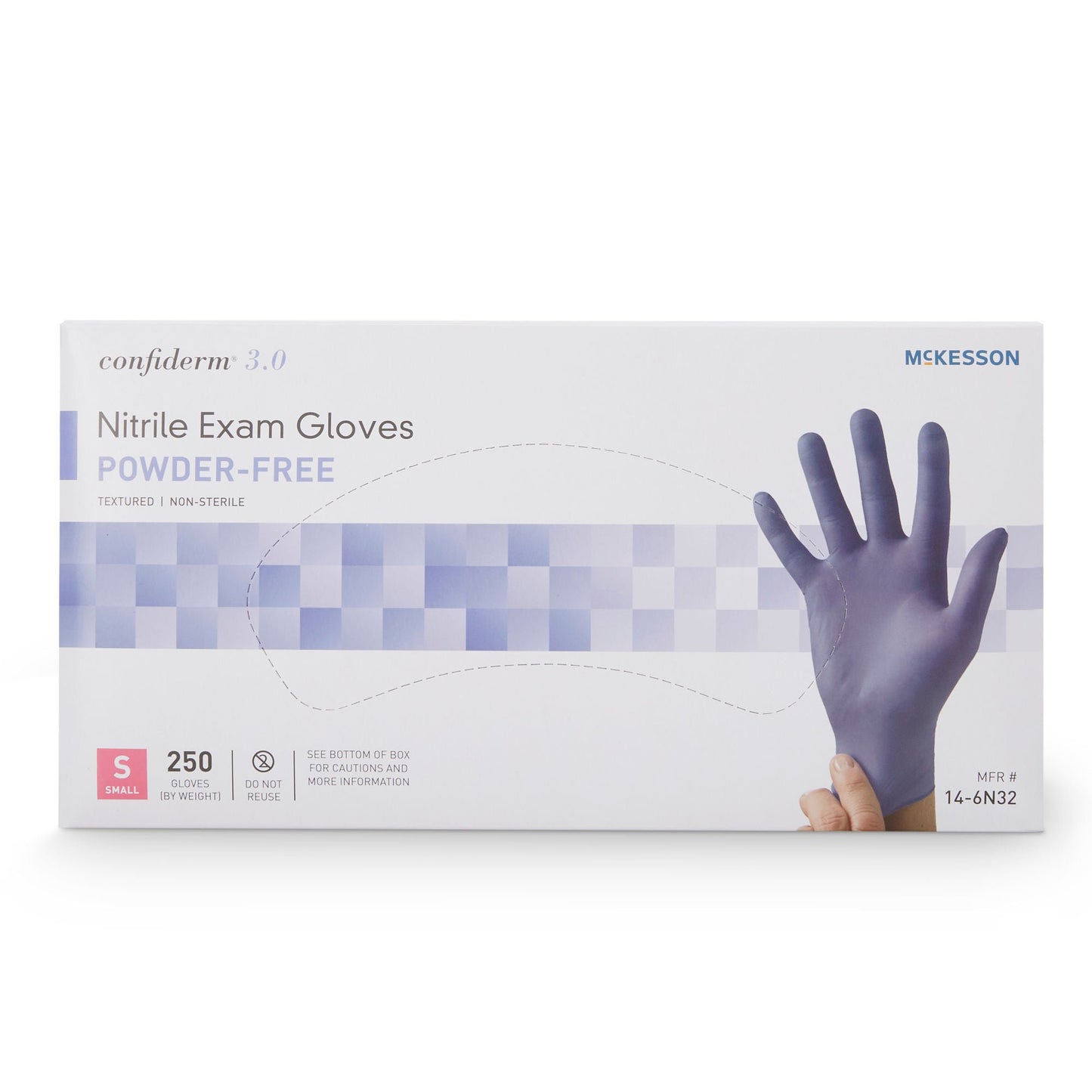 GLOVE, EXAM NTRL SM N/S 3.0 (250/BX 10BX/CS)