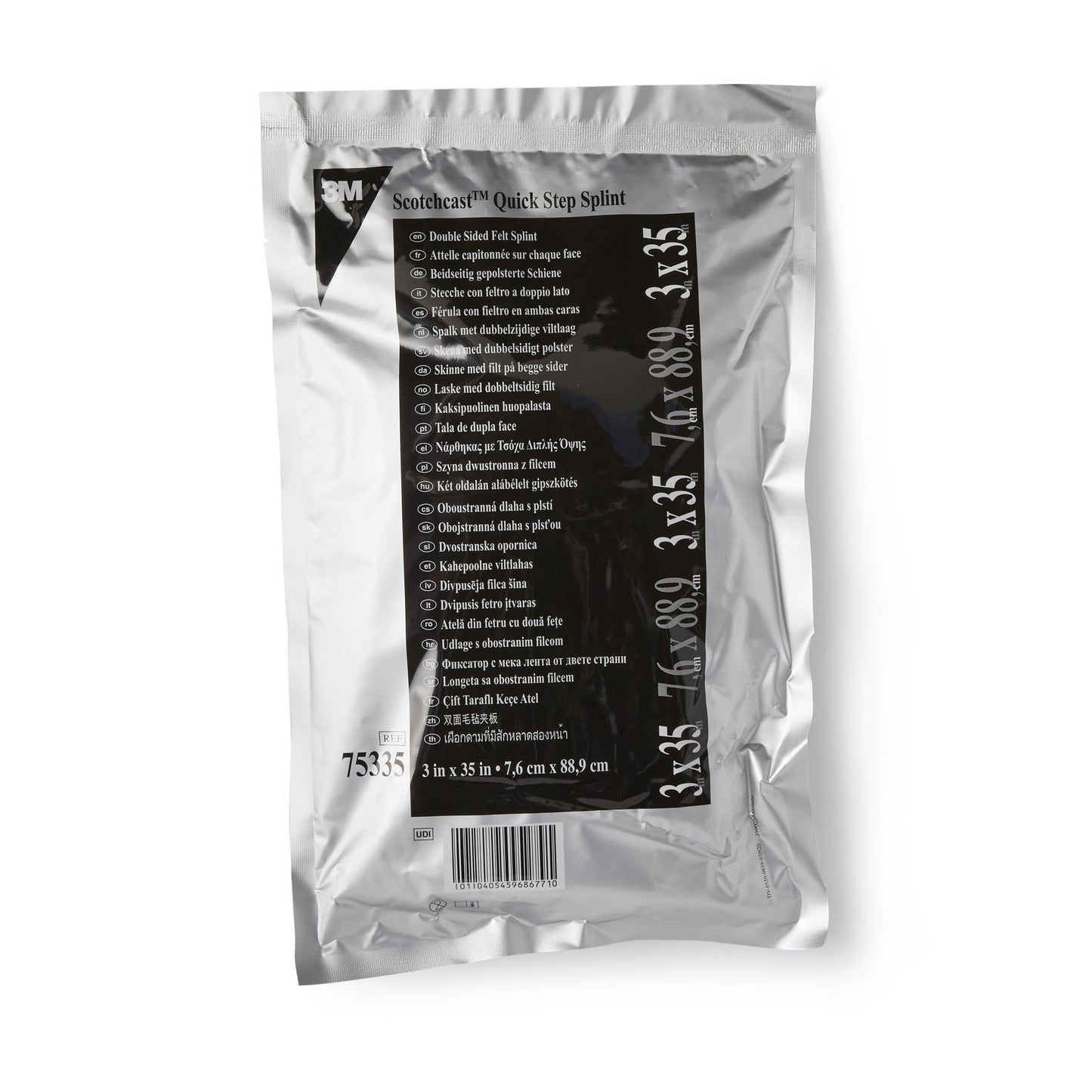 SPLINT, FIBERGLASS PADDED QUICKSTEP 3"X35" (10/CT)
