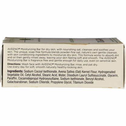 AVEENO BAR, W/OATMEAL DRY SKIN3.5OZ