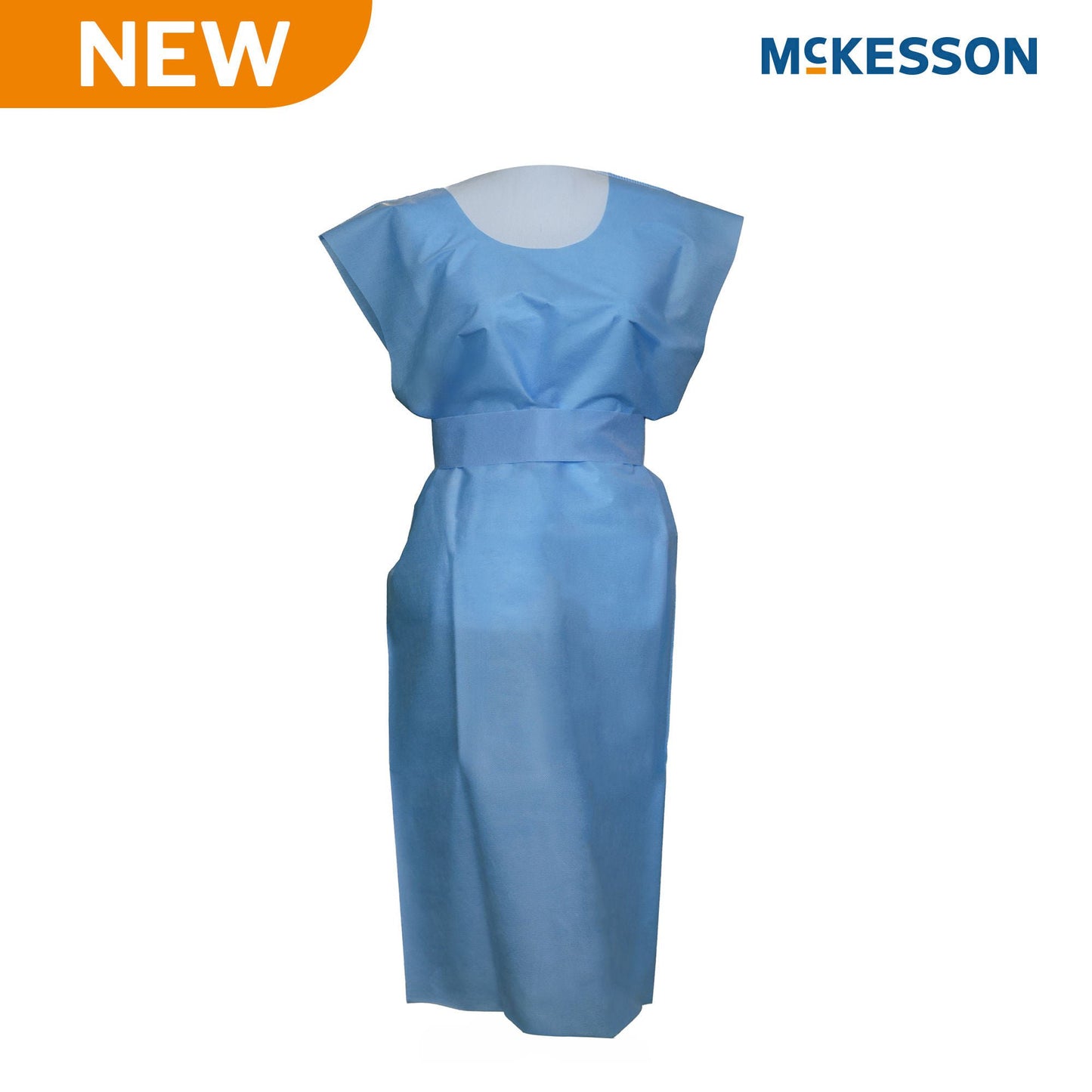 GOWN, EXAM FLUID RESIST BLUE OSFM (50/CS)