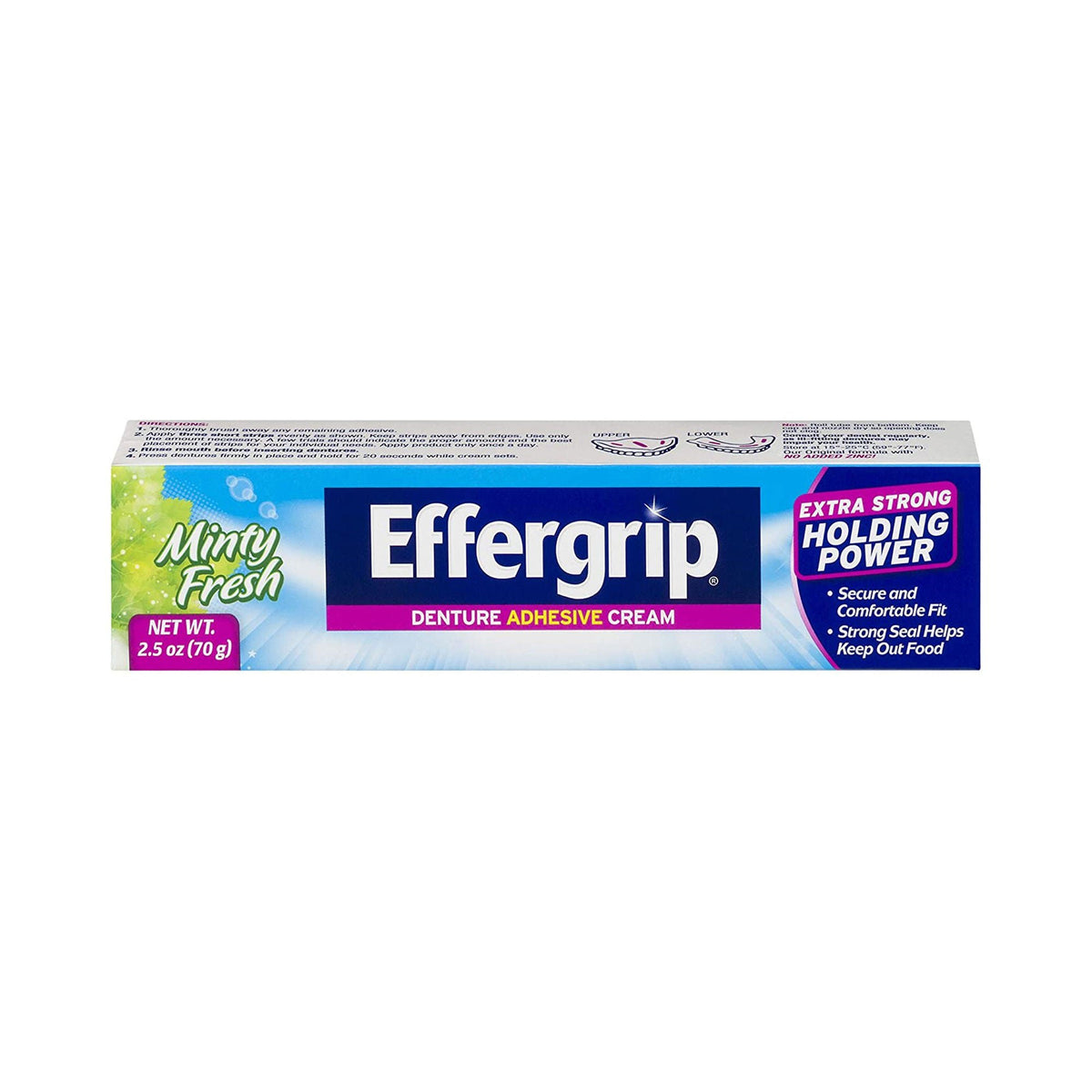 EFFERGRIP, CRM DENTURE ADHSV 2.5OZ