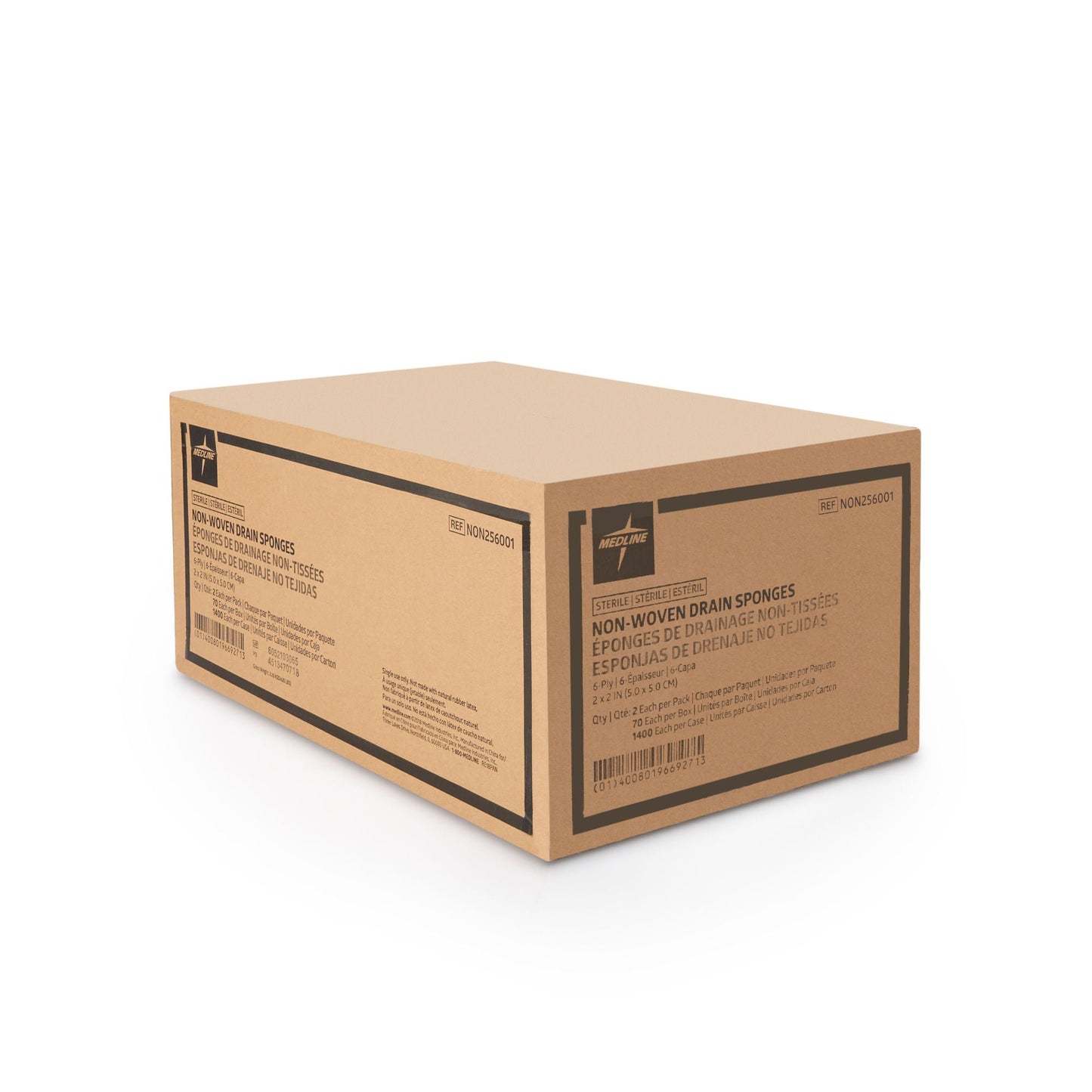 SPONGE, DRN IV N/WOVNSTR 2"X2" (2/PK 35PK/BX 20BX/CS)