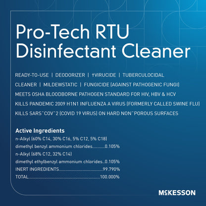 CLEANER/DISINFECT, PRO-TECH RTU 32OZ (12/CS)
