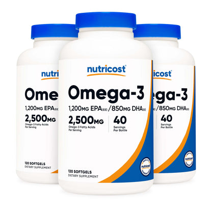 VITAMIN, SGEL OMEGA-3 2500MG (120/BT 12BT/CS)