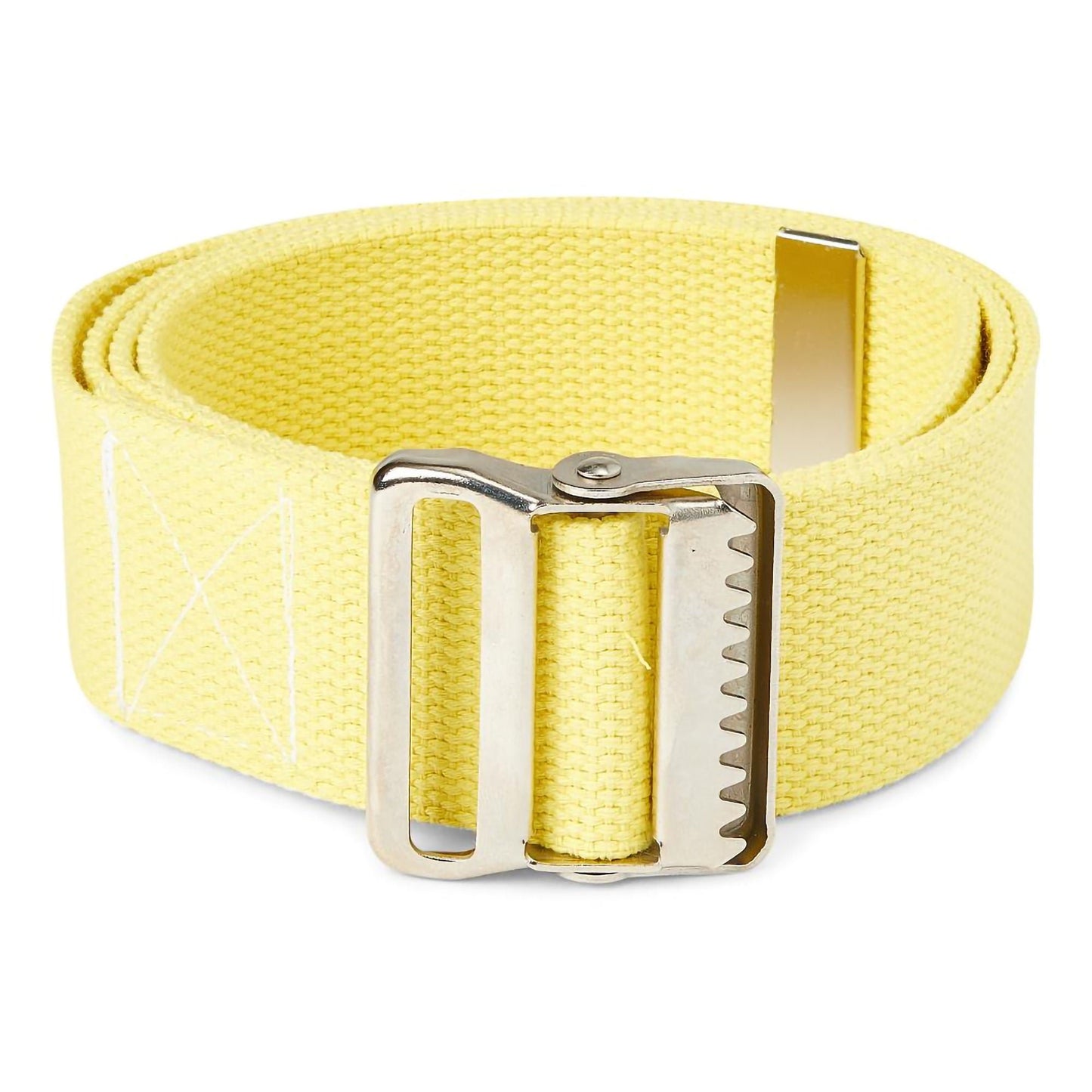 BELT, GAIT W/BUCKLE WASHABLE COTTON YLW 2"X60"