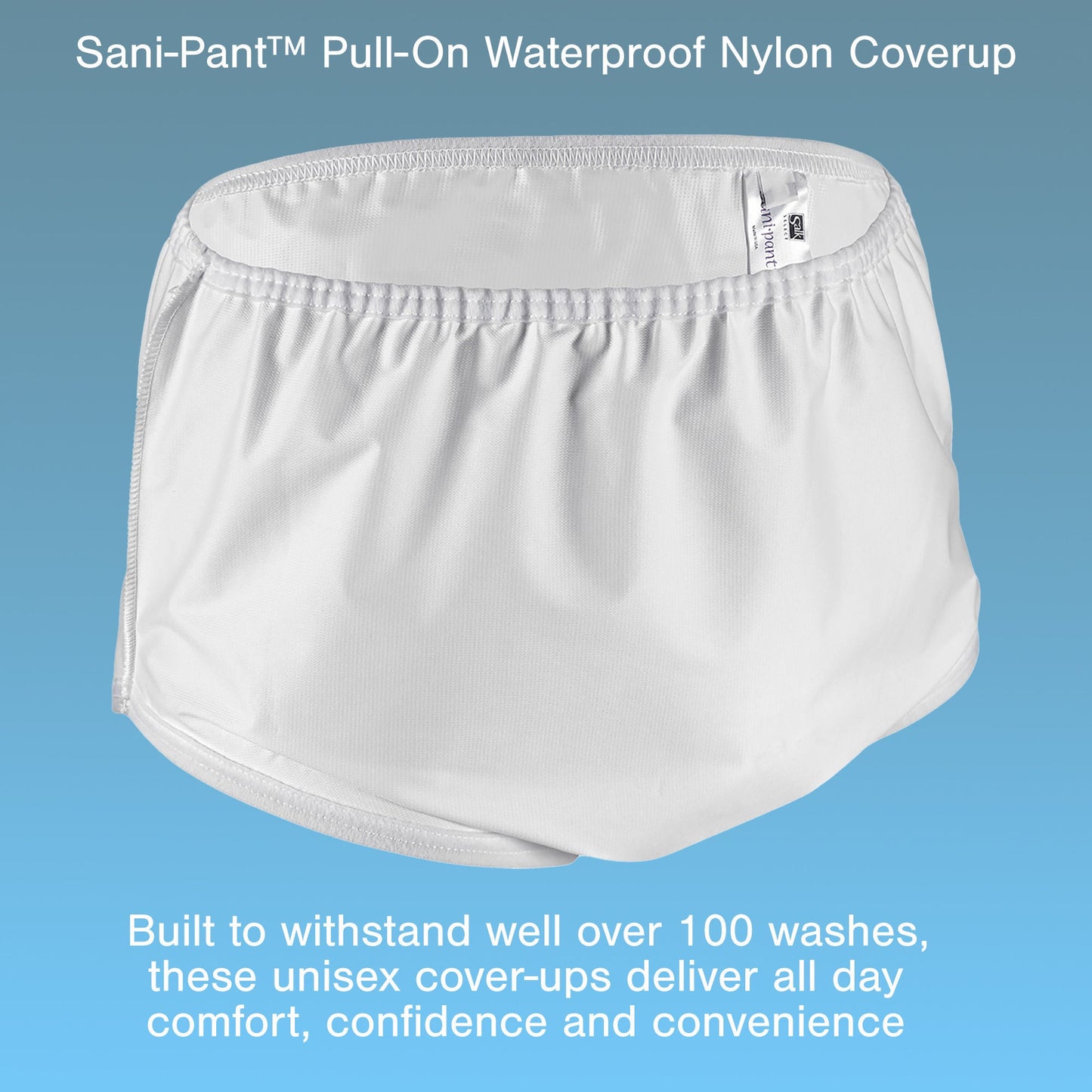 PANTS, SANI NYLON 38-44 LG
