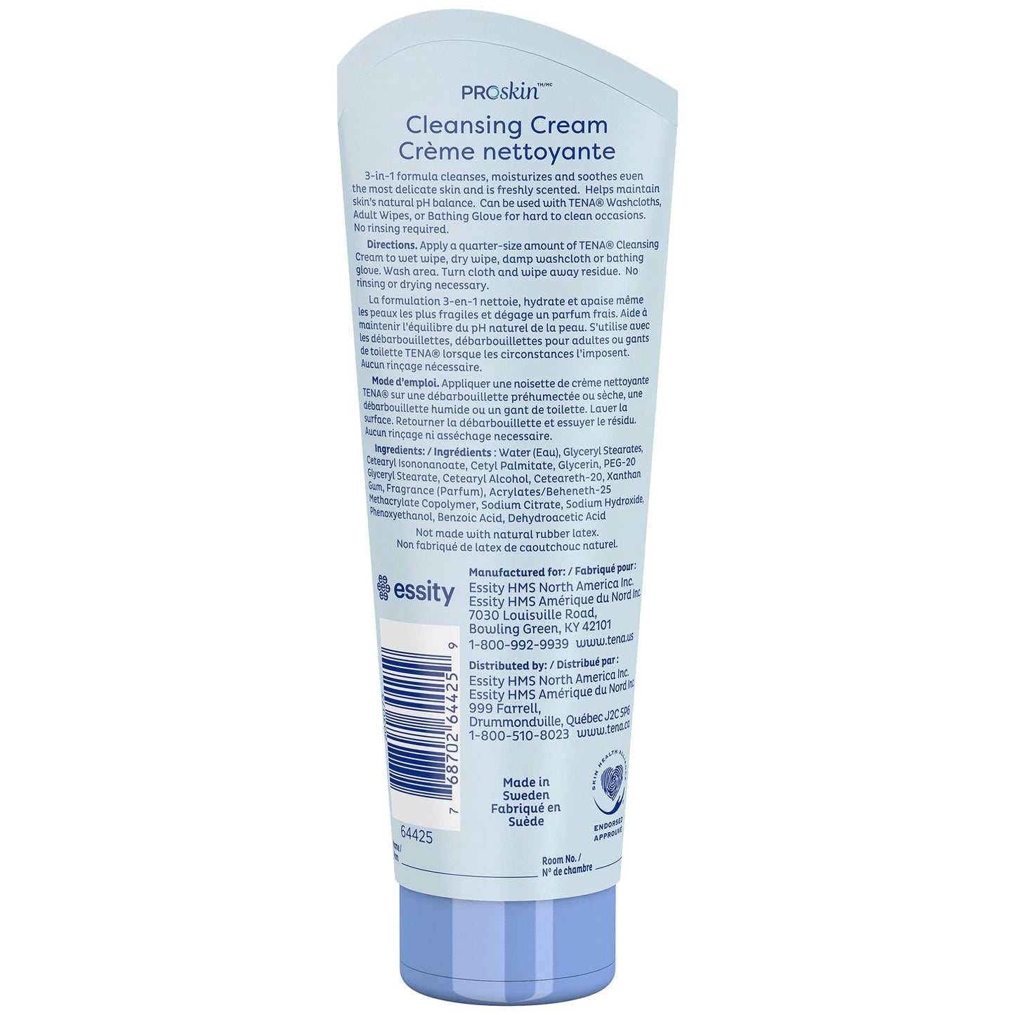 CREAM, CLEANSING SKIN TENA SCNTD TU 8.5FL OZ (10/C SCAPER