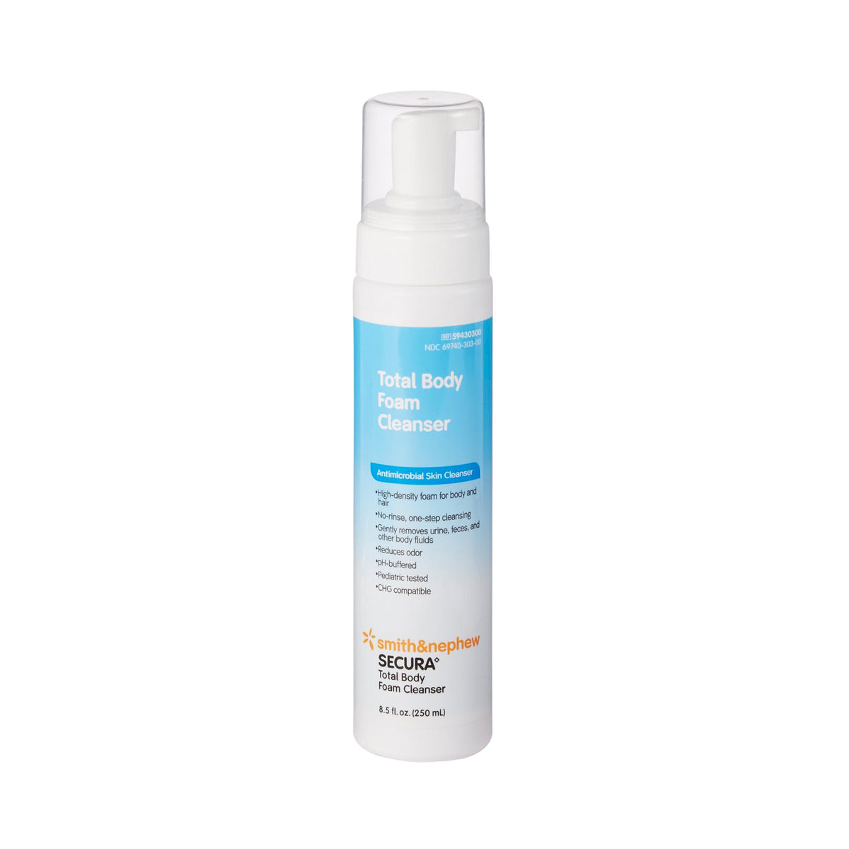 CLEANSER, FOAM NURSING CARE 8OZ (12/CS)