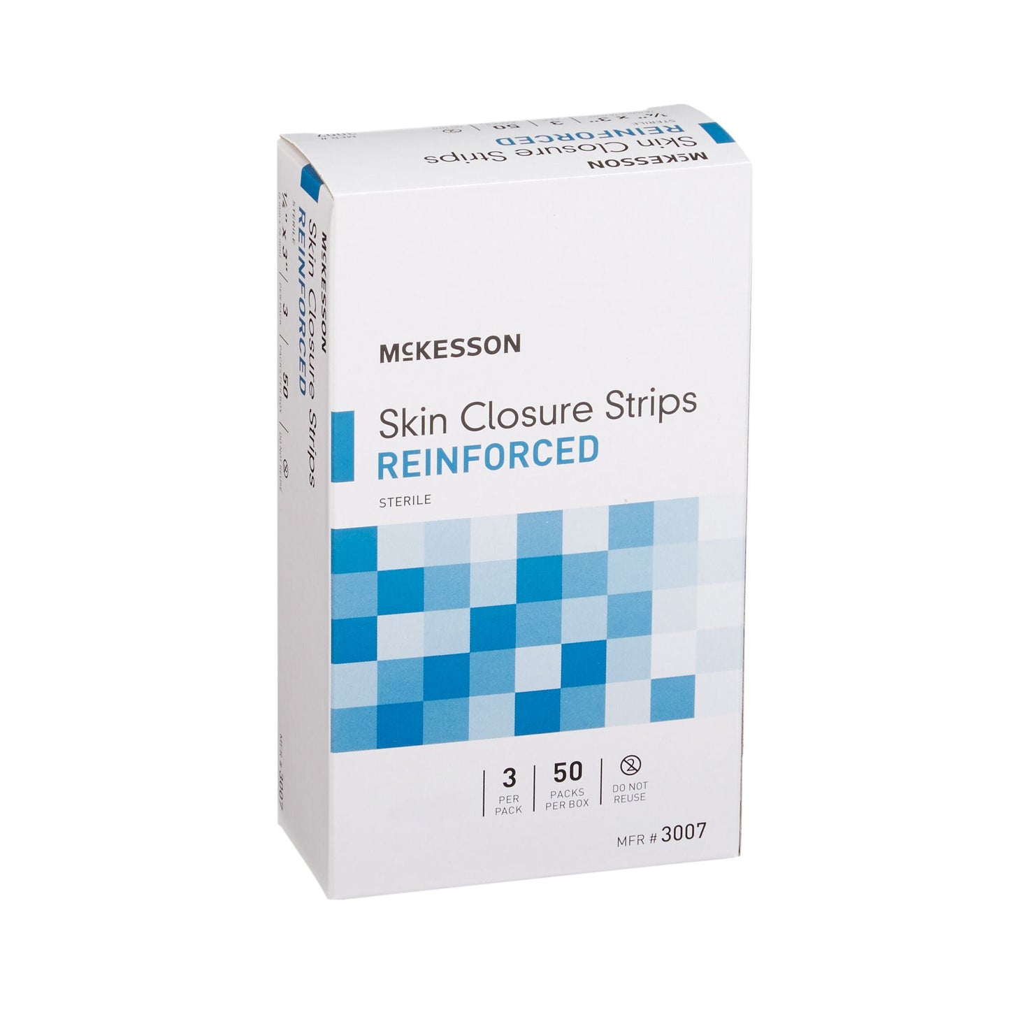 CLOSURE, SKIN REINF LF 1/4X3" (3/PK 50PK/BX 4BX/CS)
