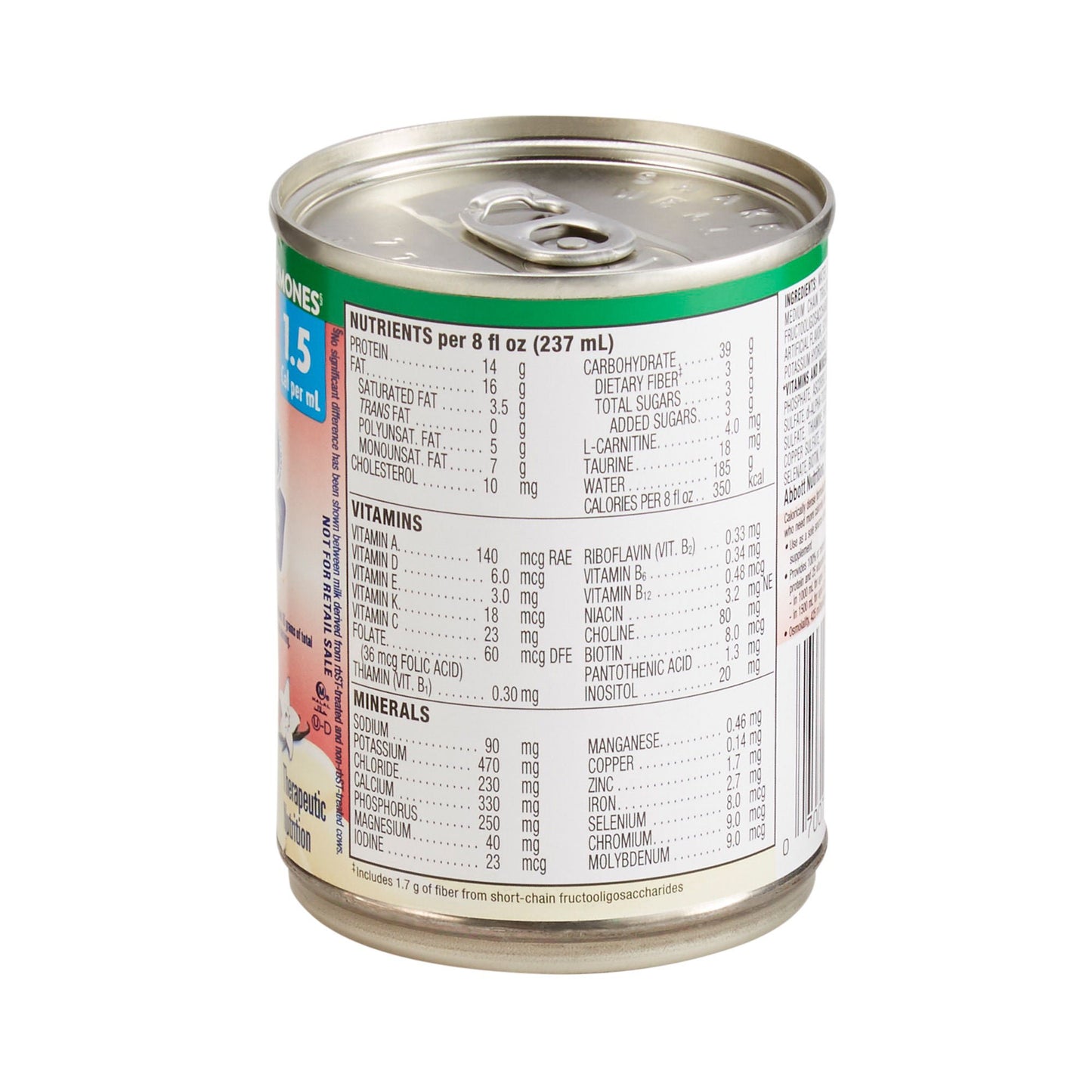 PEDIASURE, W/FIBER VAN 1.5 CAL8OZ (24/CS)