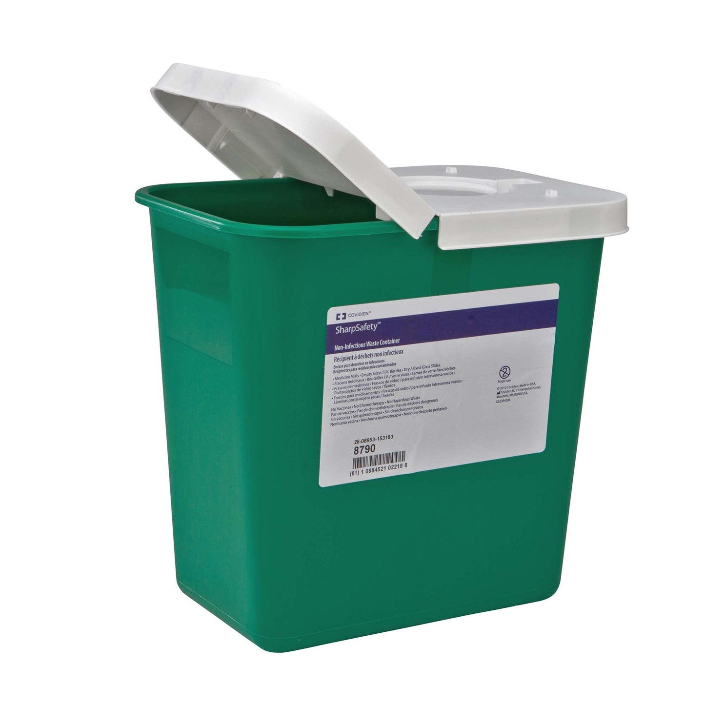 CONTAINER, SHARPS NON-INFECT GRN 8GL (10/CS)