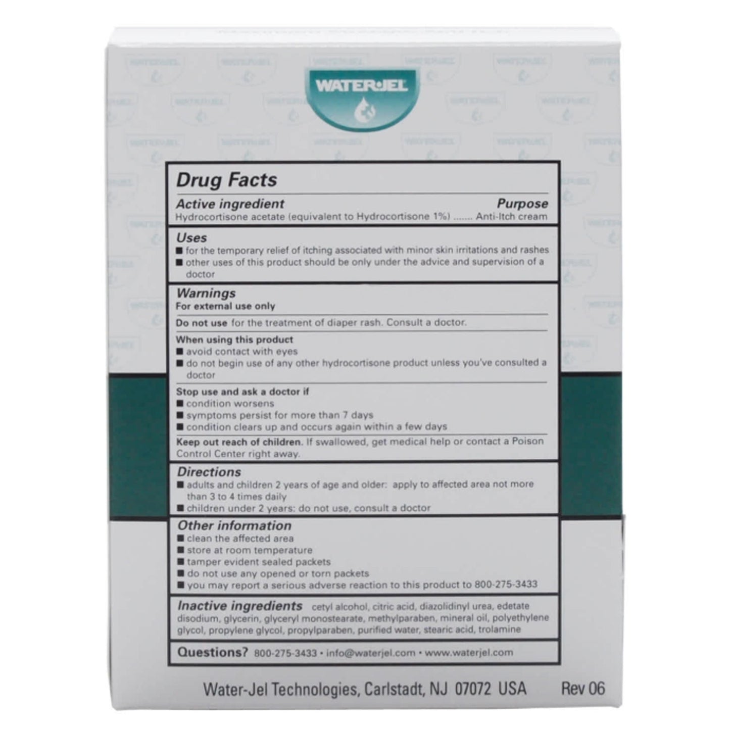 HYDROCORTISONE, CRM 1% 1/32OZ (144/BX 12BX/CS)
