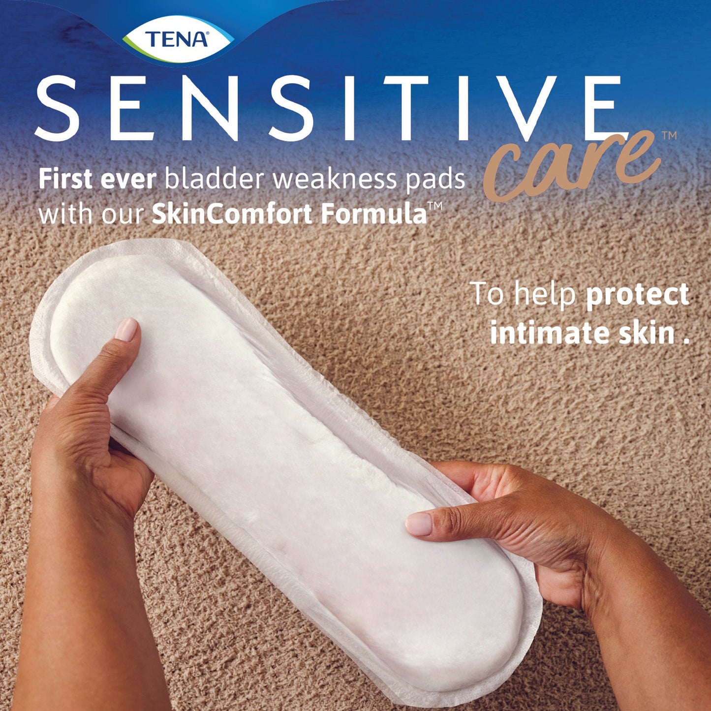 PAD, INCONT TENA SENSITIVE CARE MAXIMUM REG (56/BG 3BG/CS)