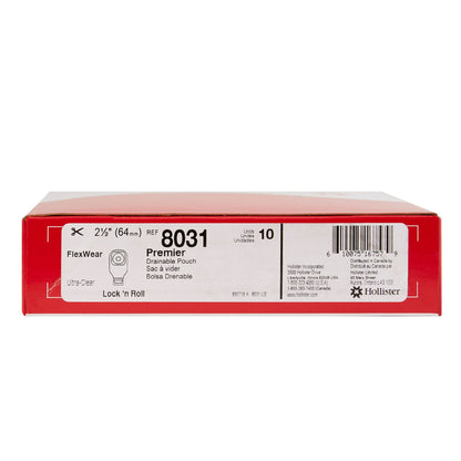 POUCH, DRN PREM CUT TO FIT 2 1/2" ULTRA CLR (10/BX)