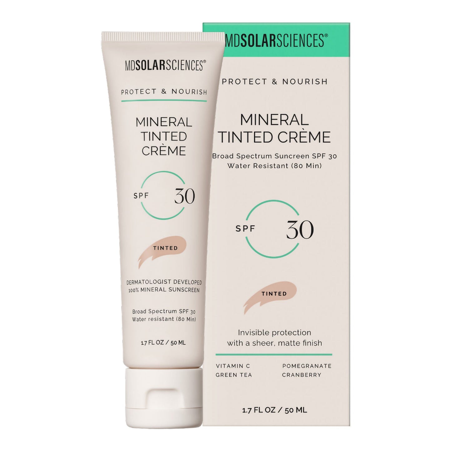 SUNSCREEN, CREAM MINERAL TINTED SPF30 (3/PK 8PK/CS)