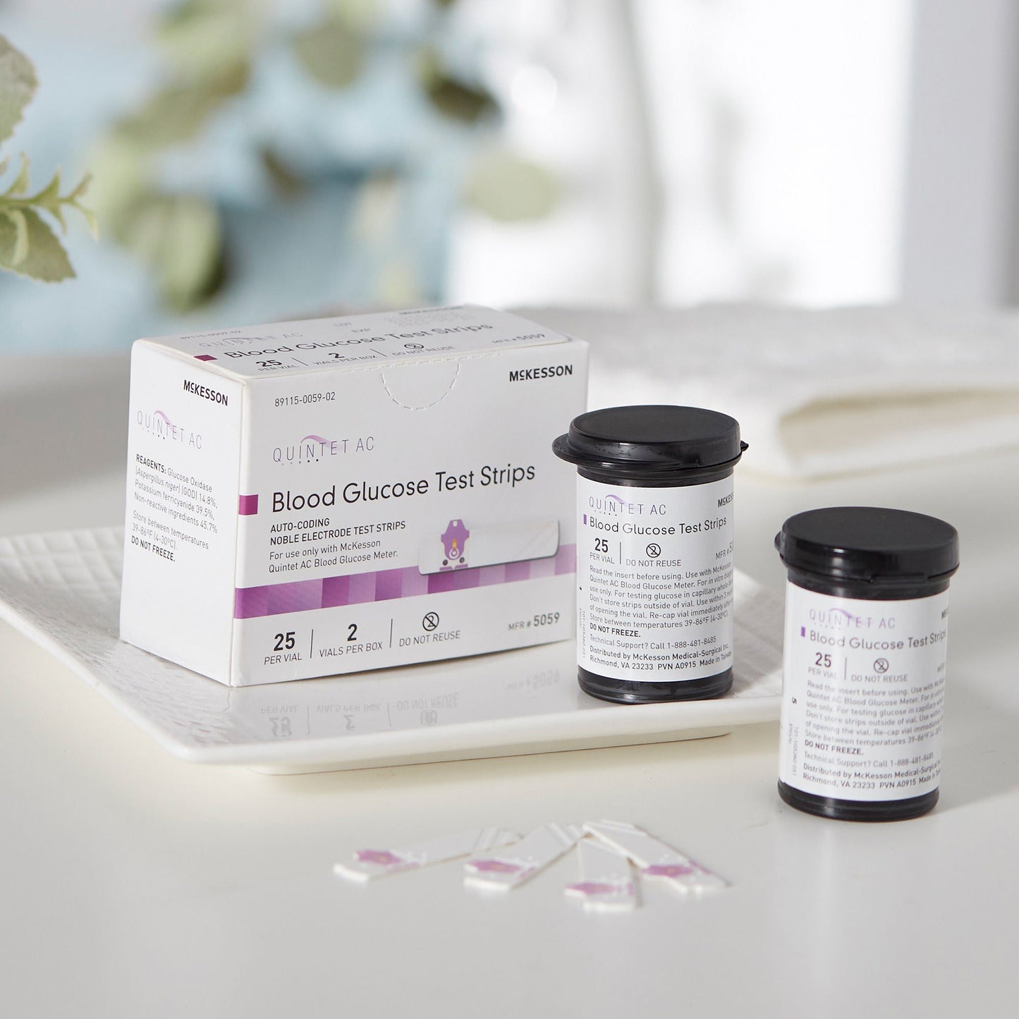TEST STRIP, BLD GLUCOSE QUINTET AC (50/BX 20BX/CS)