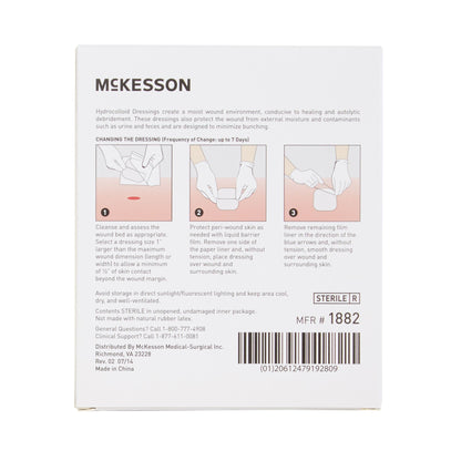 DRESSING, HYDROCOLLOID THIN STR 2"X2" (20/BX 20BX/