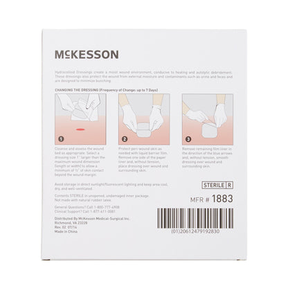 DRESSING, HYDROCOLLOID THIN STR 4"X4" (10/BX 20BX/
