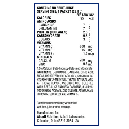 JUVEN, PDR FRUIT PUNCH 1.02OZ PKT (30/BX 6BX/CS)