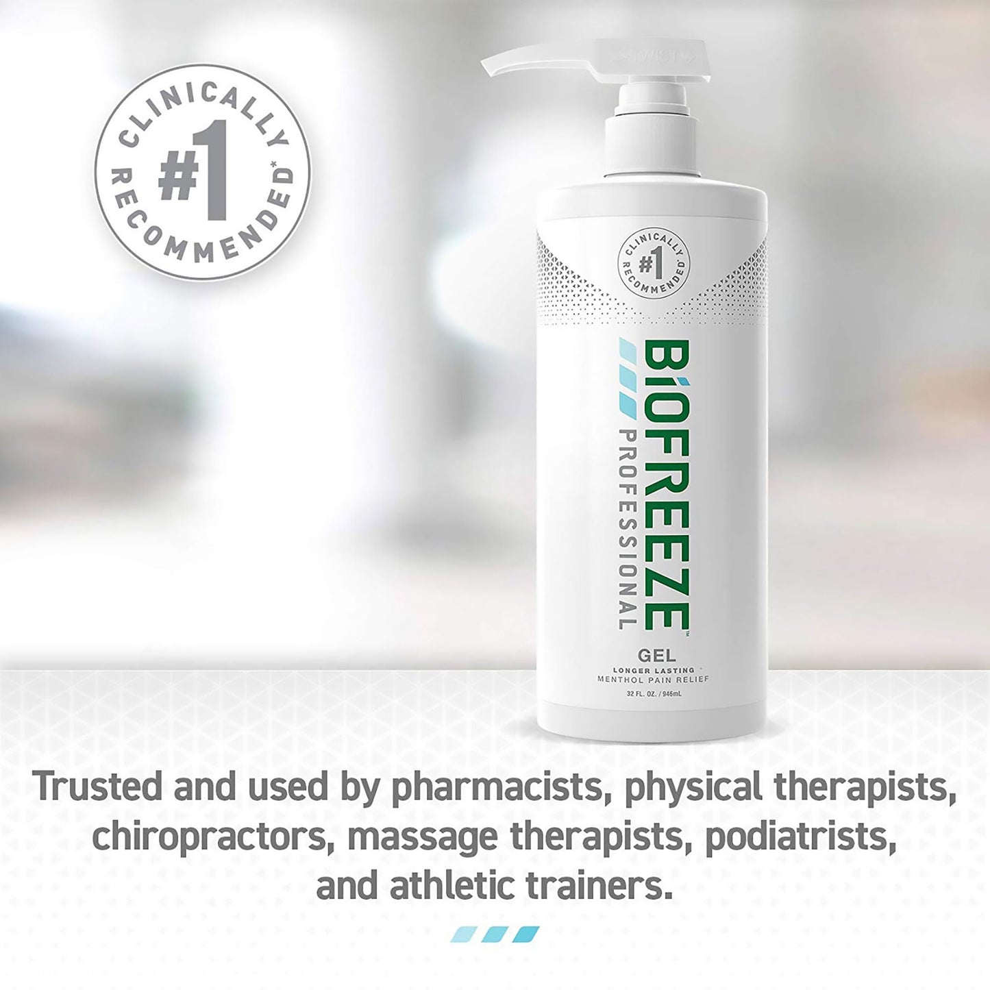 BIOFREEZE PRO, GEL PUMP 32OZ (16/CS)