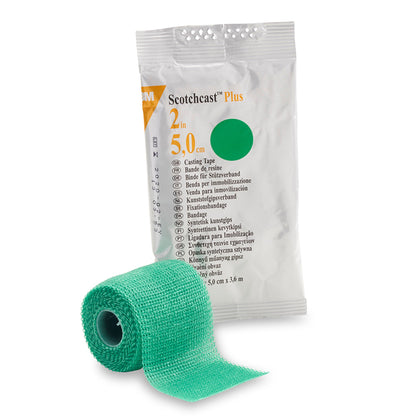 TAPE, CAST SCOTCHCAST 2"X4YDS GRN (10RL/BX) 3MORTH